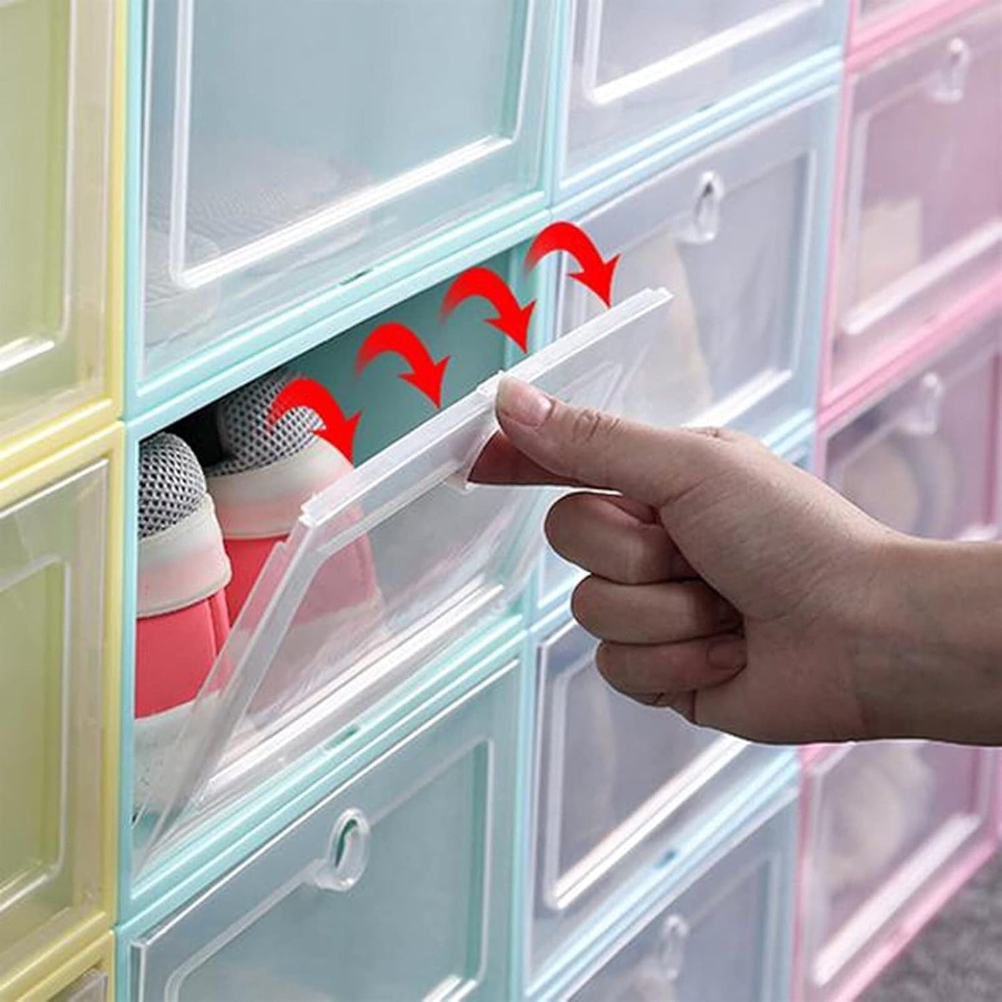 20 piezas de caja zapatera organizador