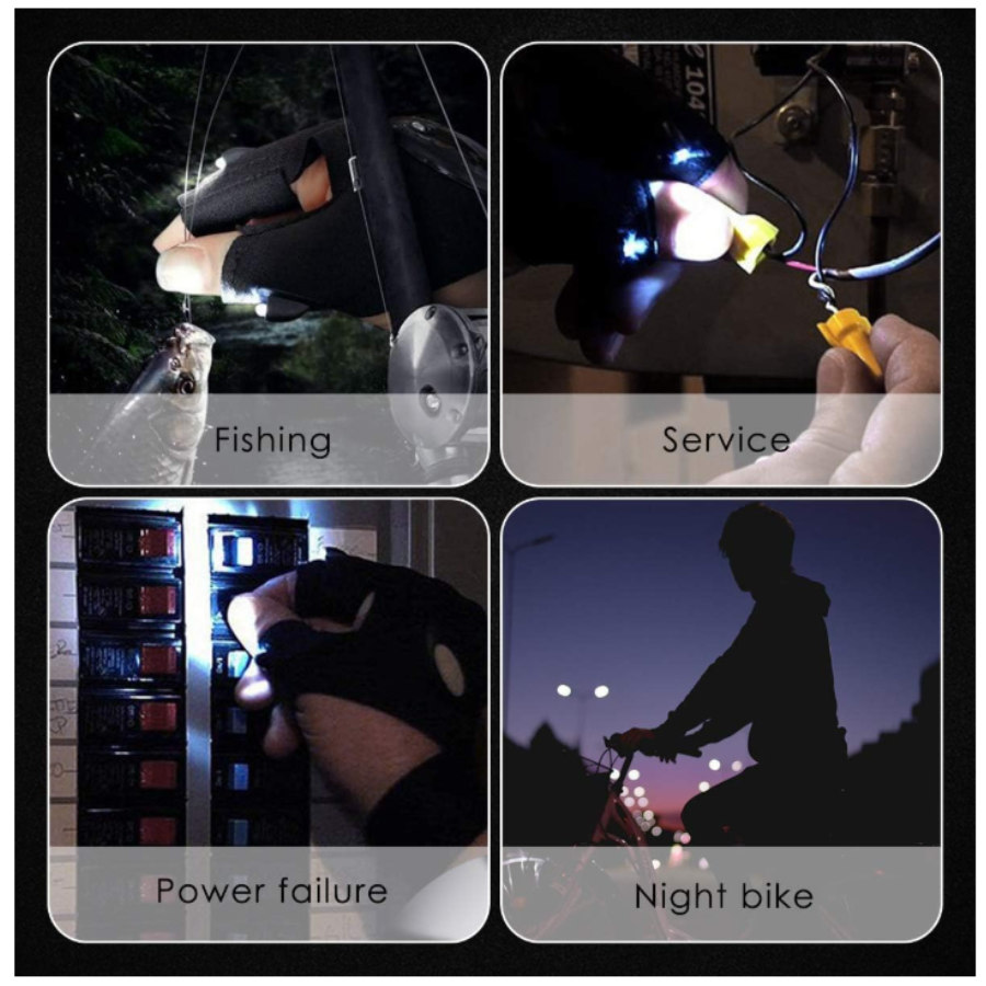 Guante Luz Led