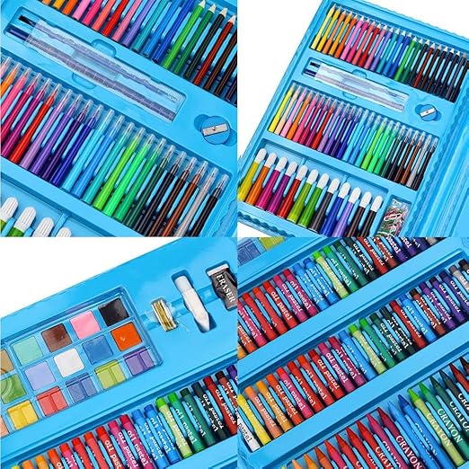 kit dibujo  210 pzas Juego de Pintura