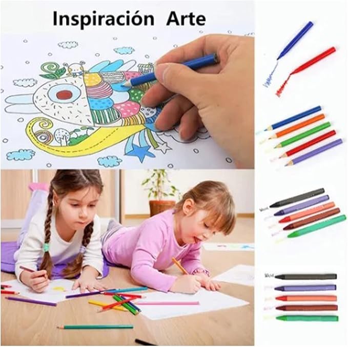 kit dibujo  210 pzas Juego de Pintura