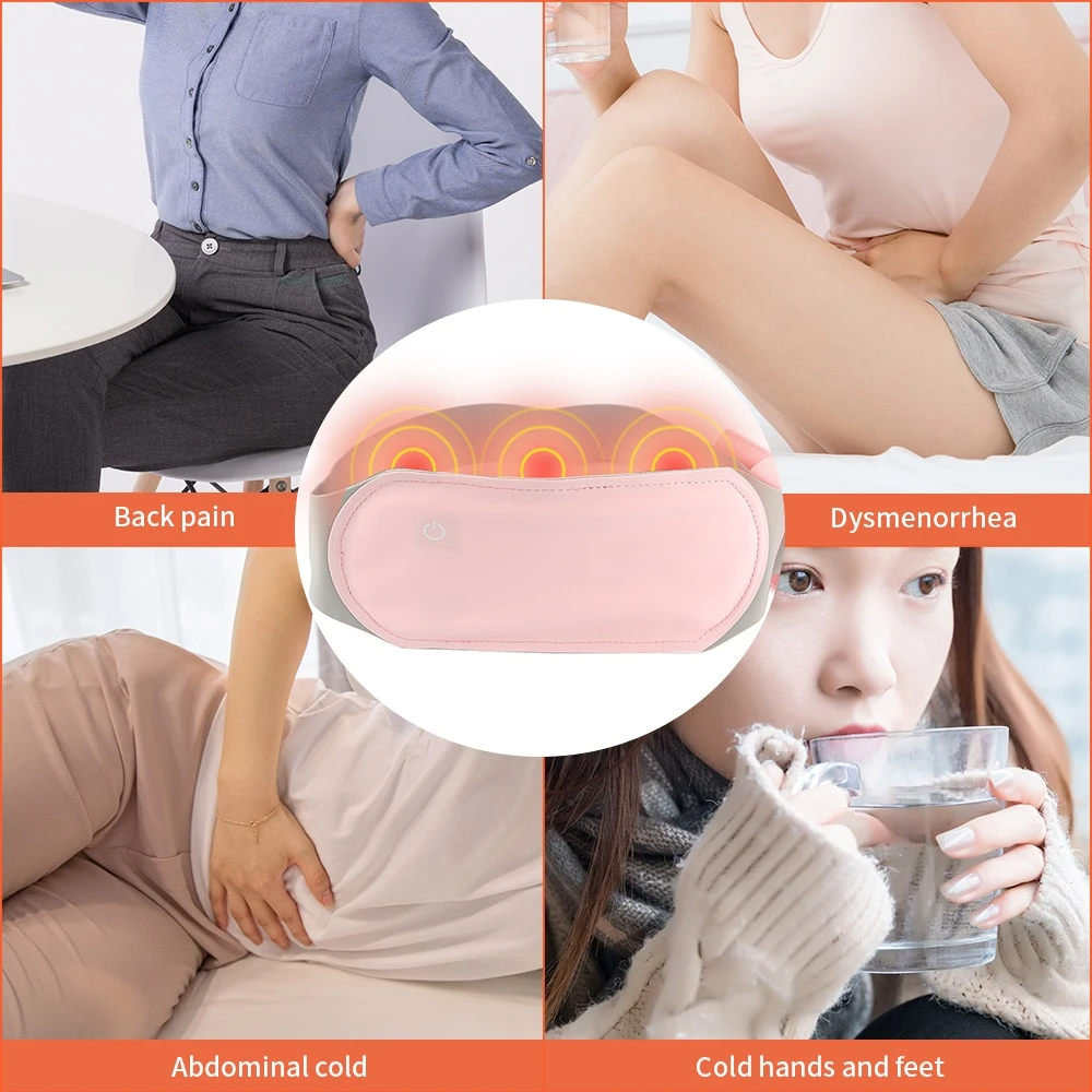 Banda térmica con vibración para bienestar abdominal