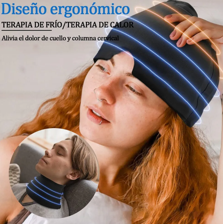 Gorro Para Migraña De Gel Con Compresion