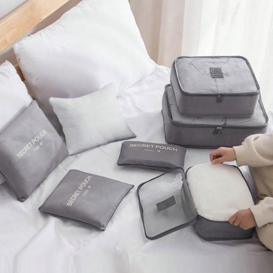 Set Kit Organizador Para Viaje 6 Piezas