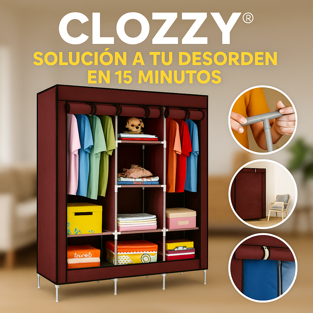 Clozzy® ESTANTE ORGANIZADOR  DE ROPA
