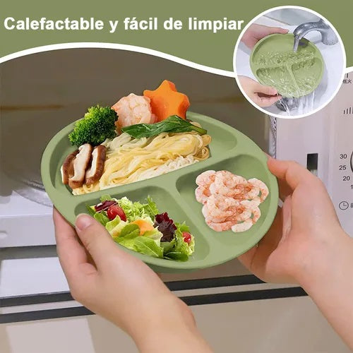 Kit de Platos Silicon para Bebes