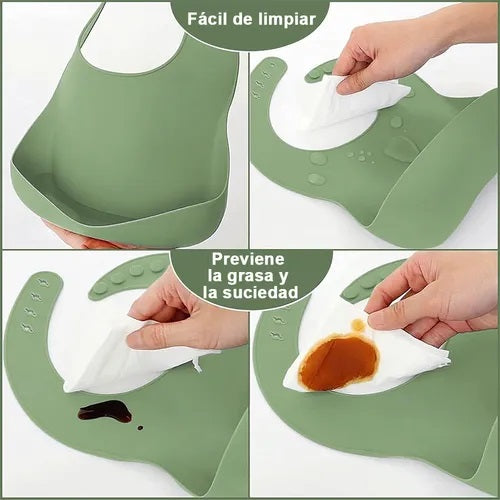 Kit de Platos Silicon para Bebes