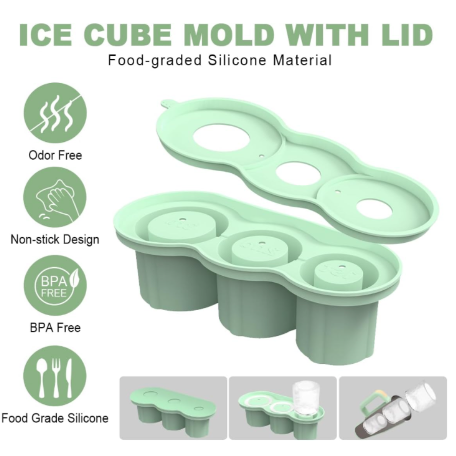 Bandeja Molde 3 Cubos de Hielo Stanley